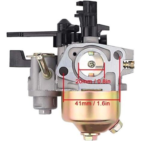 NALOOKAMIC  Kit de carburateur GX160 pour Honda GX200 GX168 GX140 GX120 5.5HP 6.5 HP Moteur WP30X Pompe à Eau Nettoyeur Haute Pression Carb, avec Joints de Montage