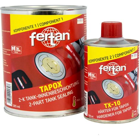 Fertan Tapox Tankversiegelung + Härter klein 285 ml TAPOX Beschichtung / 160 ml TX-10 Härter (1/4)