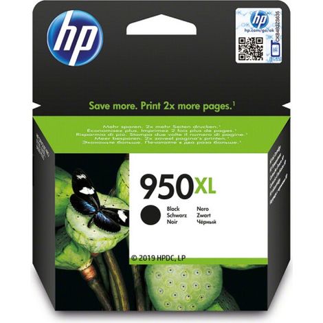 HP 950XL High Yield Black Original Ink Cartridge cartouche d'encre 1 pièce(s) Rendement élevé (XL) (1/5)