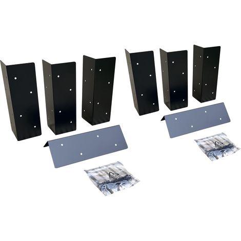 Metal Raised Garden Vegetable Bed Corner Brackets (Pack of 8) (1/5)