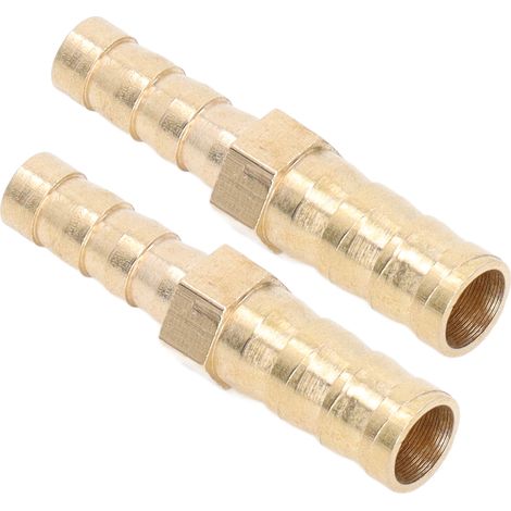 2 raccords à barbes en laiton, réducteurs hexagonaux à barbes de 8 mm (5/16 po) à 6 mm (1/4 po) (1/5)