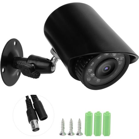 1080p Outdoor Security Camera 3.6mm Night Vision IP66 Clear Image Waterproof 12V for Home School Garage (1/5)