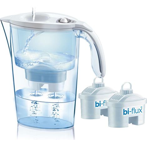 Laica Jarre filtrante blanche capacité 2,3 litres