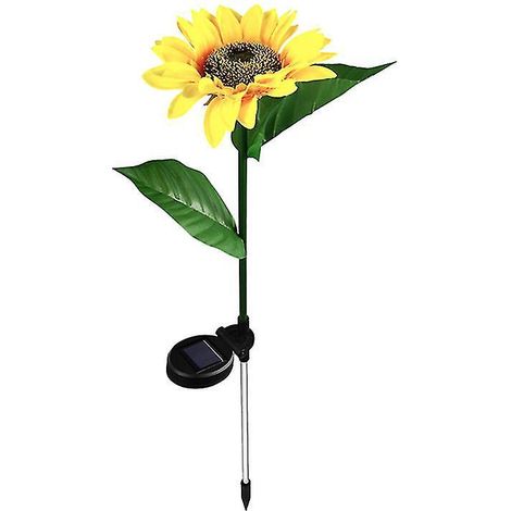 1 lampe d'extérieur tournesol