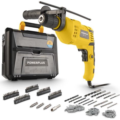 Powerplus Perceuse à percussion POWXBOX008 - Perceuse à percussion-810 W-158 acc (1/5)