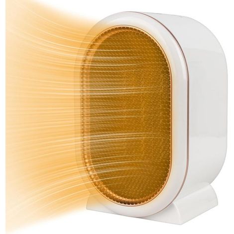 Mini radiateur soufflant à économie d'énergie en céramique, protection contre la surchauffe, faible consommation d'énergie de 1200 W (1/5)