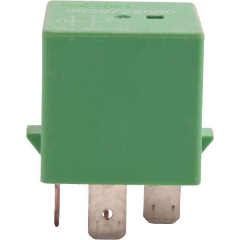 Relais Ventilateur Radiateur 12V 35A 5 Broches Vert Compatible 206 207 306 307 406 407 807 (1/4)