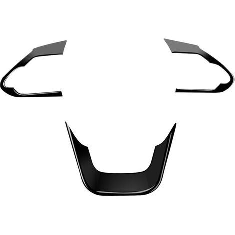 Kits D'Autocollants de Garniture de Couverture de Volant IntéRieur de Voiture RHD pour Voxy Noah SéRie 90 2022 2023 + Noir Brillant (1/2)