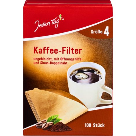 One Tag Kaffeefilter Größe 4 100 Stück.