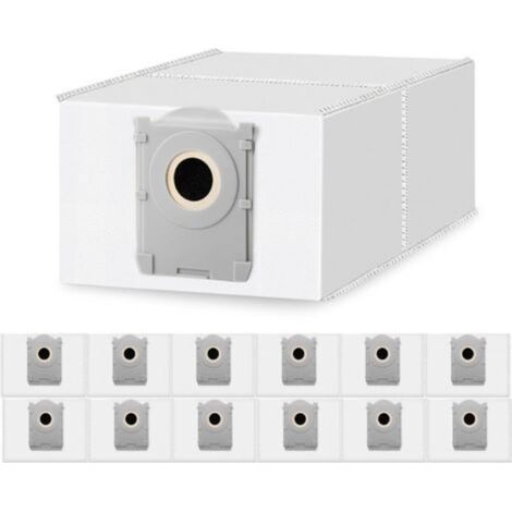 12 Pcs Sac Aspirateur pour Ecovacs DEEBOT X8,X9 PRO Omni / X8 OMNI / T50 PRO Omni / T50 MAX PRO Omni / T50 Omni Robot, 4L Capacité Charbon Actif Antibactériens Sac Aspirateur Accessoires (1/5)