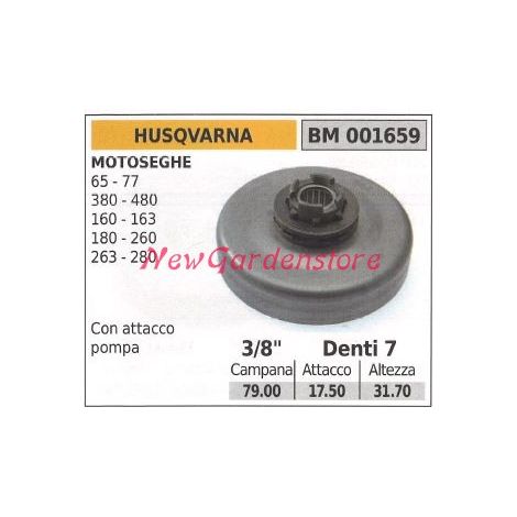 HUSQVARNA Kettensägenmotor Ritzel 65 77 160 163 180 260 3/8' Zähne 7 001659