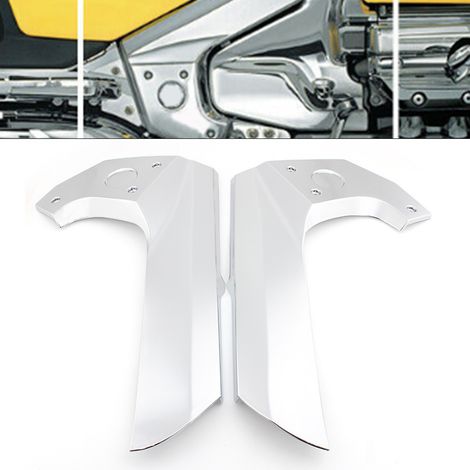 Convient pour Gold Wing 1800 GL1800 2001-2017 : cache décoratif de cadre modifié, plaque de protection électroplaquée, pièces décoratives de panneau latéral (1/5)