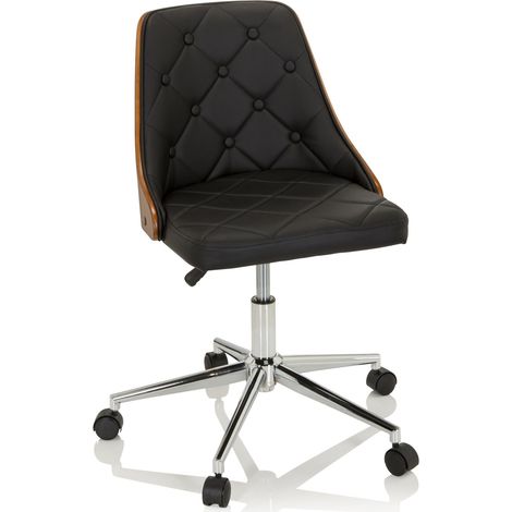Bürostuhl / Chefsessel CENCA Kunstleder schwarz hjh OFFICE (1/5)