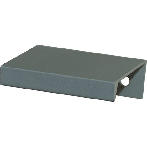 Poignée tirette en aluminium P0333 - entraxe 32 mm - longueur 50 mm - finition nickel mat - CADAP (1/2)