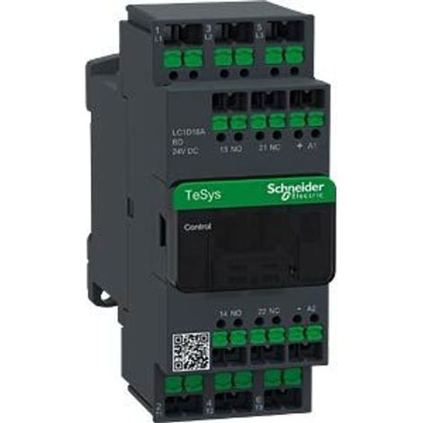 Contacteur tripolaire 18A 24V DC Snap-In - LC1D18ABD