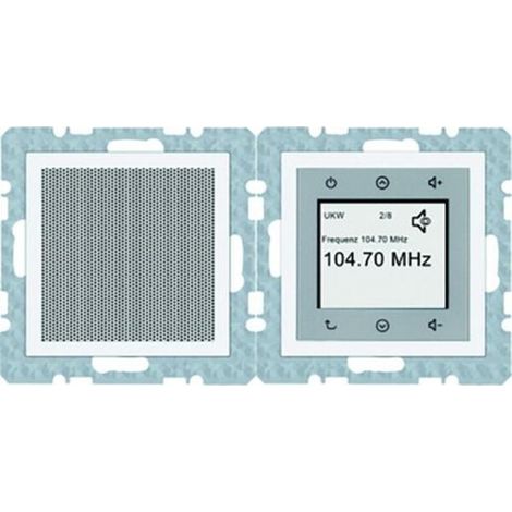 Berker S.1 B.X DAB+ Radio mit matter Oberfläche und Bluetooth