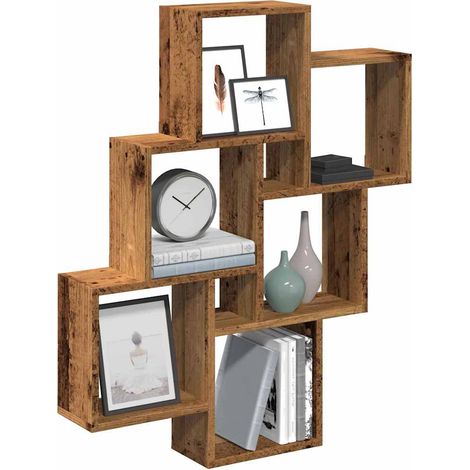 Würfelregal Altholz-Optik 78x15x93 cm Holzwerkstoff