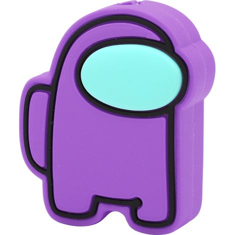 Datenkabelschutzhülle mit niedlichem Cartoon-Muster für Smartphone-USB-Ladekabel, lila (1/5)