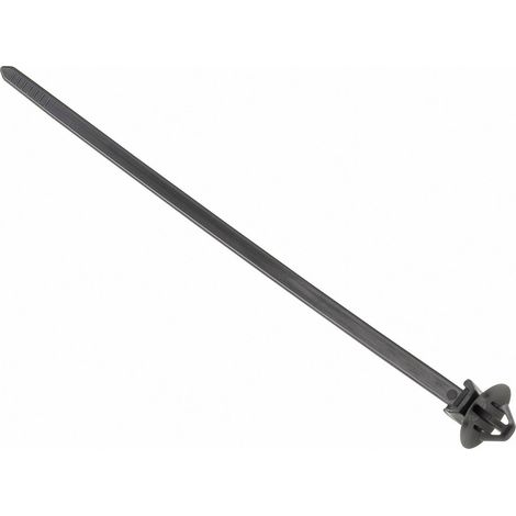 HellermannTyton 111-85350 T50SD6 Kabelbinder 160 mm 5 mm Schwarz mit Spreizanker und Teller 1 St.