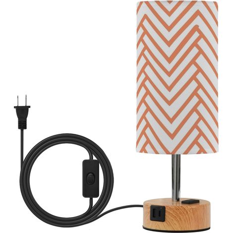 Lampes de table tactiles avec abat-jour en tissu et ampoule LED (1/5)