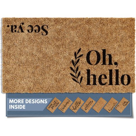 Paillasson intérieur/extérieur antidérapant, Tapis de Bienvenue pour extérieur, Porche, entrée, décoration de Ferme, 76 x 43 cm (1/5)