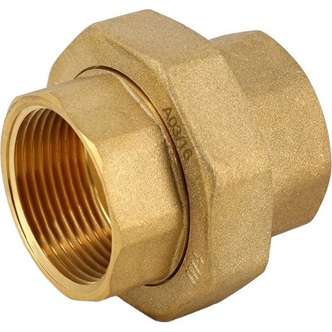 Raccord laiton - Raccord union à joint conique laiton à visser FF 1/2''