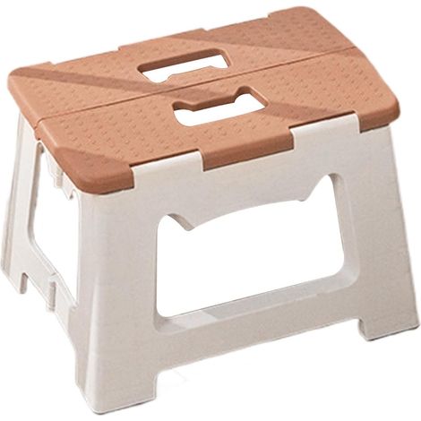Tabouret pliant pour l'extérieur, tabouret pliant Le tabouret pliant robuste soutient les adultes Surfaces antidérapantes Tabouret pliable pliable pour petites marches pour charges (1/5)