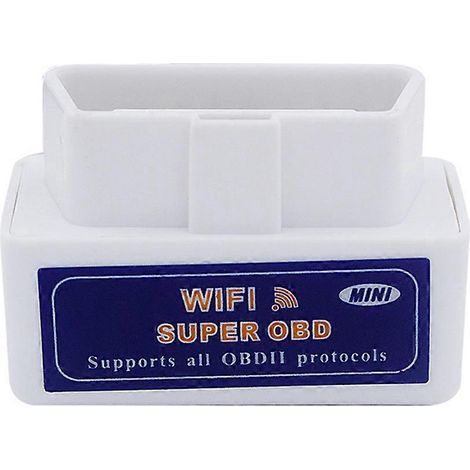 Mini lecteur de codes d'erreur pour voiture OBD2-327 1.5 BT/WIFI, blanc (1/5)