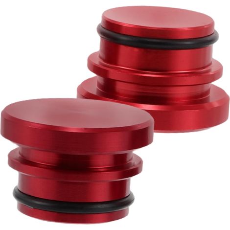pezzi di copripresa accendisigari universale in metallo rosso impermeabile e antipolvere per accessori auto (1/5)