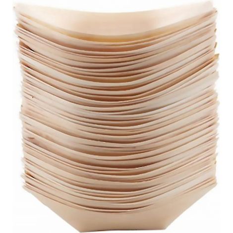 50 pièces de vaisselle en bois (1/3)
