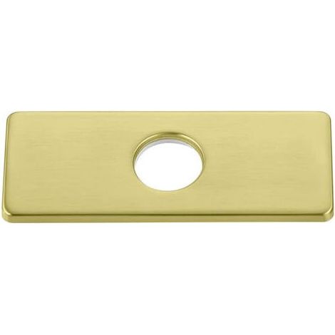 Stück goldene Abdeckplatte für Küchenspülen, passend für Badezimmerarmaturen und Waschbecken, gebürstete Nickel-Armaturrosette (1/5)