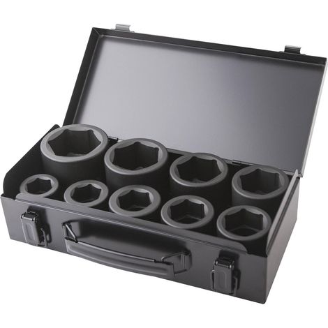 Coffret 9 douilles choc 6 pans 24-50mm 1" Cr-Mo - OS 3500 - CLAS Equipements (1/4)