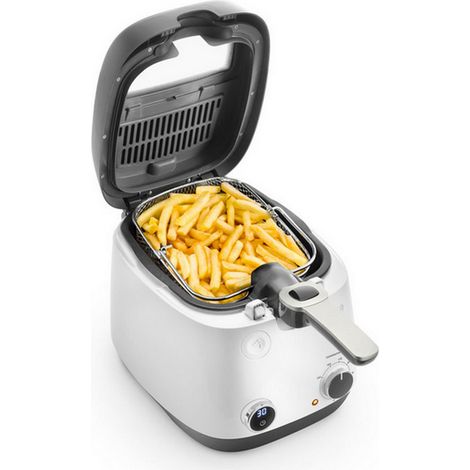 Delonghi FS6067 Fritteuse grau und schwarz, Kapazität 2,4 L (1/5)