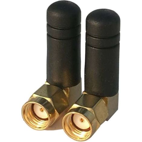 2 PièCes 3DBi 2.4Ghz Antenne WIFI SMA Routeur Mâle Antennes Bluetooth Module Sans 2.4G Externe (1/4)