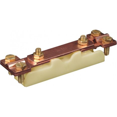 Eur Ohm – Barrette de coupure sable 35mm² – Pour câble diam. 4 à 10mm – Répartiteur électrique pour mesure de prise de terre