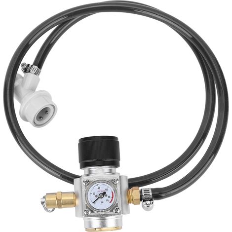 Mini régulateur de gaz CO2, manomètre de niveau 2 avec soupape de sécurité, compatible avec Sodastream (1/5)