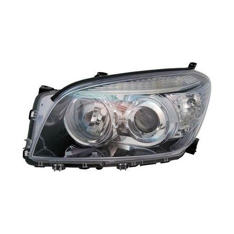 Phare avant gauche noir H11/HB3 Toyota Rav4 3 phase 1 2006-2009