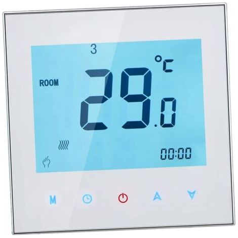 LCD tactile pour thermostat eau chauffage 3 A 110 – 230 V programmable hebdomadaire contrôleur température (1/5)