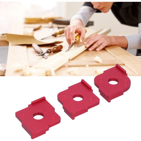 Gabarit d'angle arrondi pour le travail du bois, outil de positionnement rapide pour angles semi-arrondis (ensemble de trois pièces). (1/5)