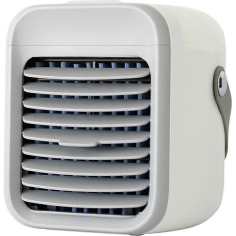 Mini-Tischklimaanlage, Verdunstungsventilator, tragbarer Luftkühler mit 3 Geschwindigkeitsstufen, Klimaanlage für Zuhause (1/5)