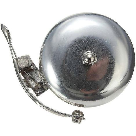 Clochette de vélo rétro en aluminium, style berbère, Pukkh Ding, sonnette de vélo argentée DS (1/4)