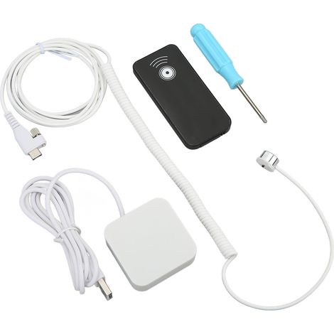 Alarme antivol pour écran de téléphone portable avec télécommande, volume 100 dB, tête ronde, idéale pour les centres commerciaux.