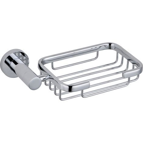 Square Soap Dish & Holder Chrome (1/2)