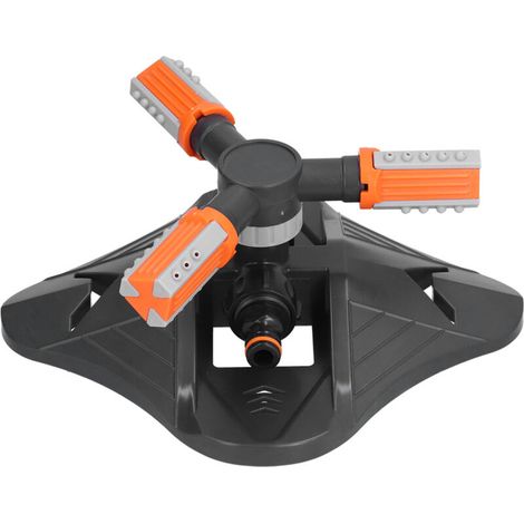 Arroseur automatique de pelouse à trois bras, orange- (1/5)