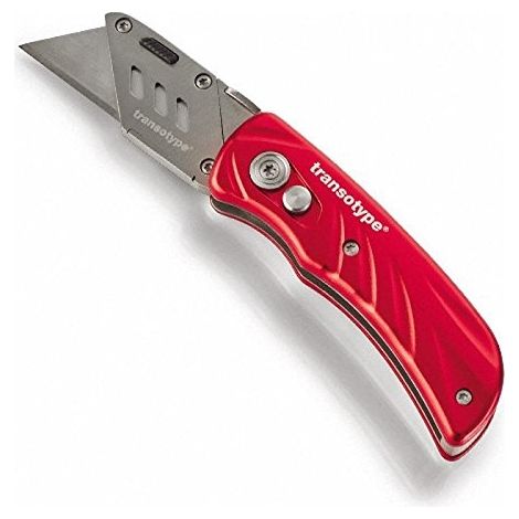 Outil de découpe transotype cutter pro aluminium rouge sécurité guide