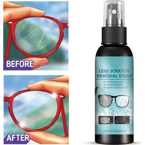 Spray anti-rayures pour verres de lunettes et pare-brise, liquide de réparation 100 ml (1/5)