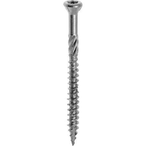 500 - Vis Terrasse - Acier Inoxydable A2 - Tête Réducede Et Empreinte Torx - Pour Bois Durs Et Extérieur - Inox - 5x50cm