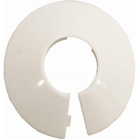 Rosace Tycner pour masquage des trous de fixation 25 mm blanche, lot de 5