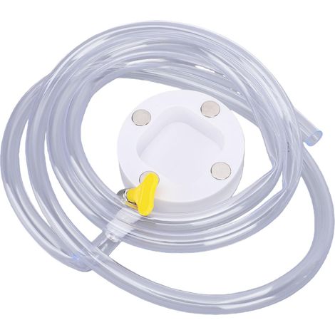 Tuyau de Vidange Magnétique pour Fenêtre AC, Kit de Vidange en PVC Transparent de 6 Pieds avec Adaptateur Magnétique et Pince, Installation Rapide, Débit Visible pour Climatiseur de Fenêtre à (1/5)