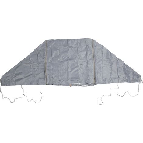 Housse de machine à laver en tissu Oxford 210D gris, facile à installer, résistante au soleil et imperméable. (1/5)